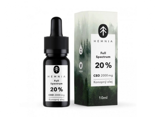 Vollspektrum-CBD-Hanföl 20 %, 2000 mg, 10 ml