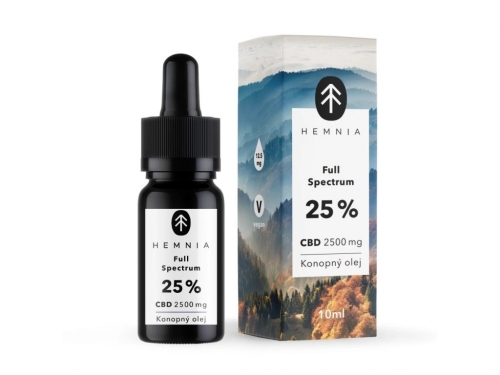 Vollspektrum-CBD-Hanföl 25 %, 2500 mg, 10 ml