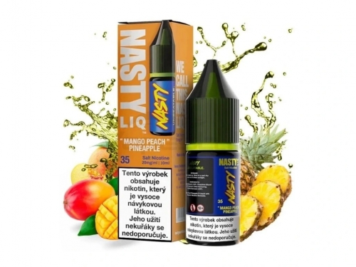 NASTY LIQ Mango-Pfirsich-Ananas 10 ml - Nikotinsalz-Liquid: 20 mg